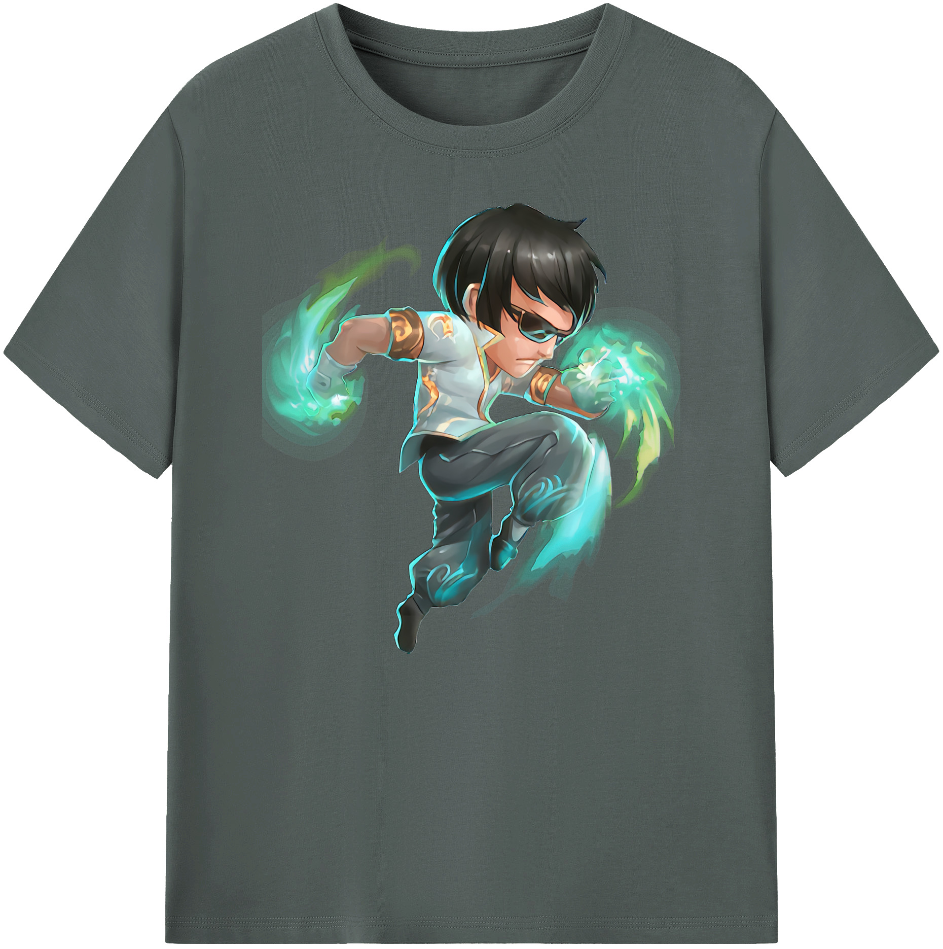 リーグ・オブ・レジェンド League of Legends LOL 綿100％ メンズ半袖Tシャツ｜肌触りやわらか＆通気性